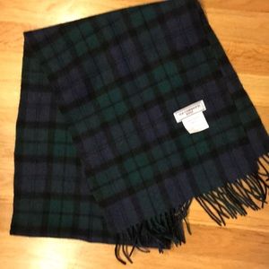 COPY - Classic blue and green tartan scarf by Via Condotti Roma
